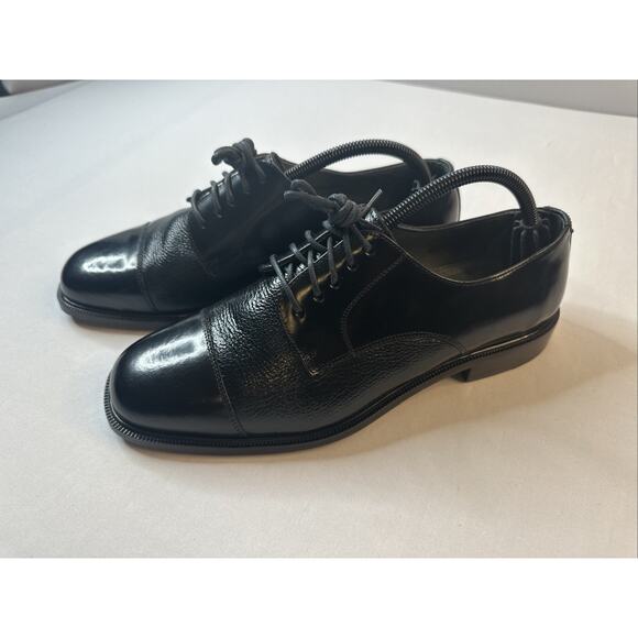 FLORSHEIM Shoes ~ Pebble Grain / Cap Toe ~ Men’s Size US 9 D Leather. LN - Picture 1 of 16